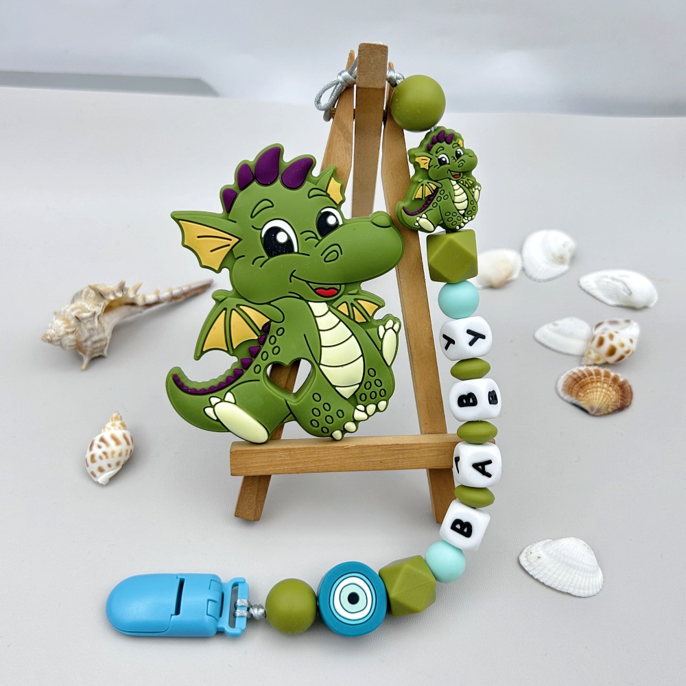 Baby Teethers - Custom English Russian Silicone Letter Name