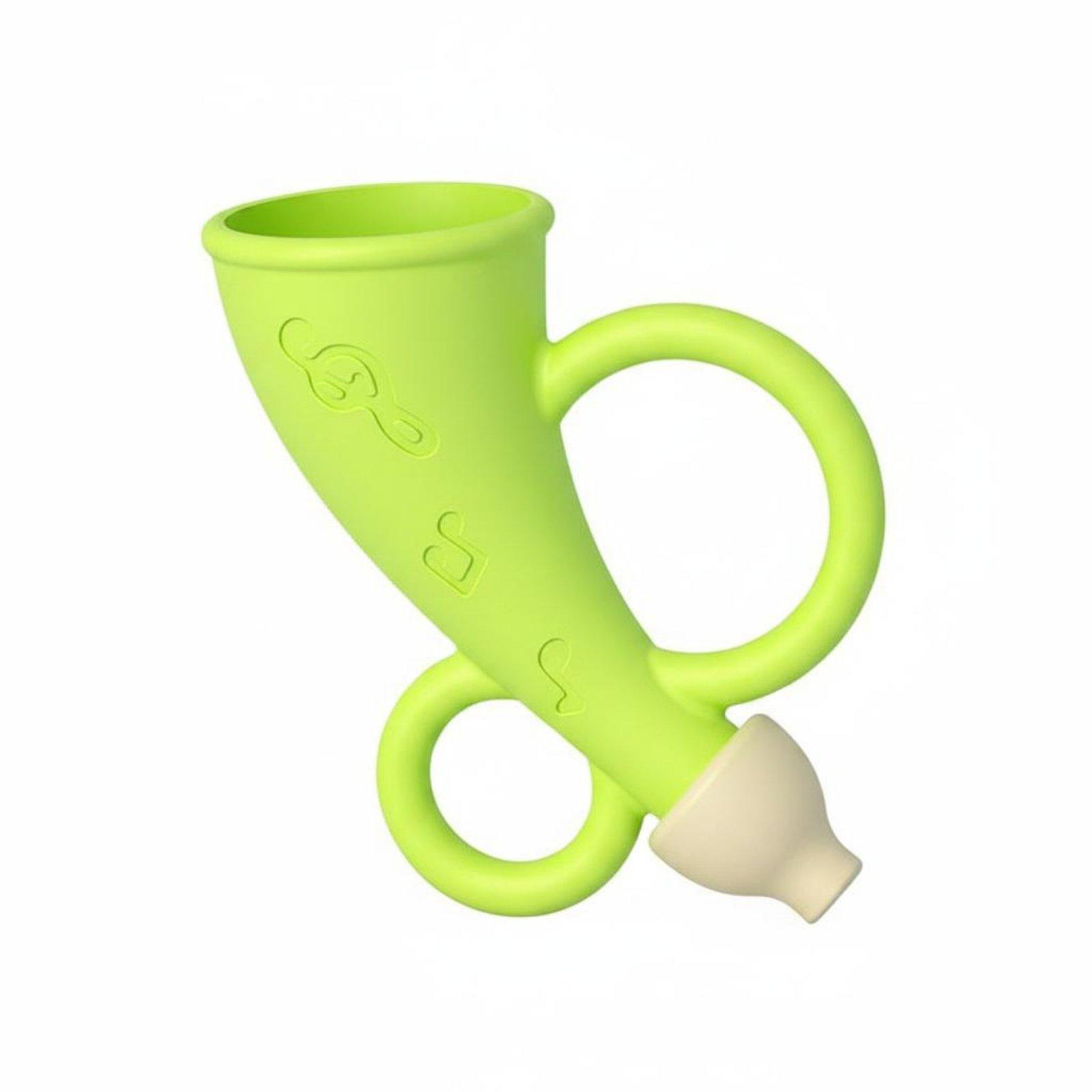 Baby Teethers - Baby Silicone Horn Sound Whistle Toy