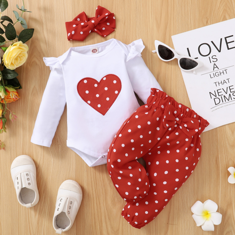 Baby Products Sale - 3PCS Newborn Baby Girl Clothes Set