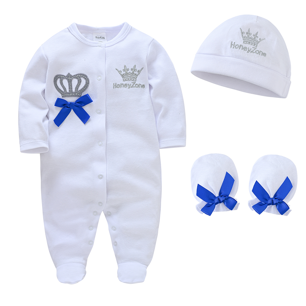 Baby Products Sale - 4PCS/lot White Baby Clothes Set Boys