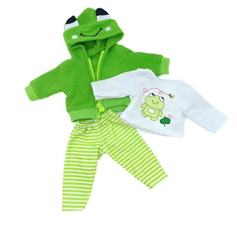 Cute Frog Suit for 38-40cm Nen - Baby Products Resale ulasan dan harga