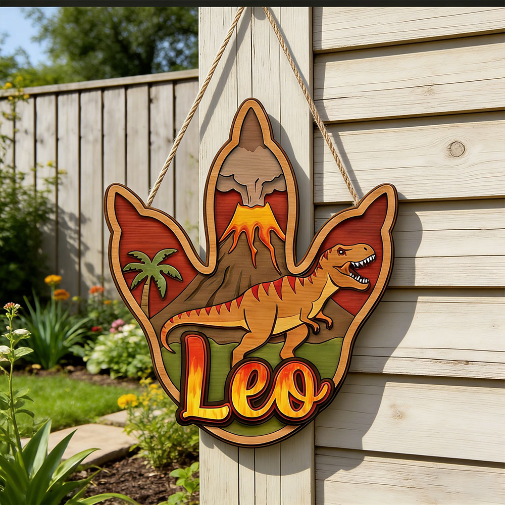 Personalized 3D T-Rex Dinosaur - Baby Gate Stairs ulasan dan harga