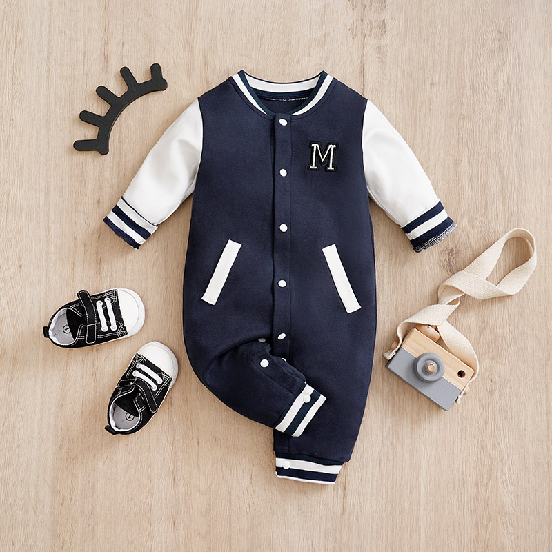 Jumpsuit Newborn Baby Baseball - Baby Products Sale ulasan dan harga
