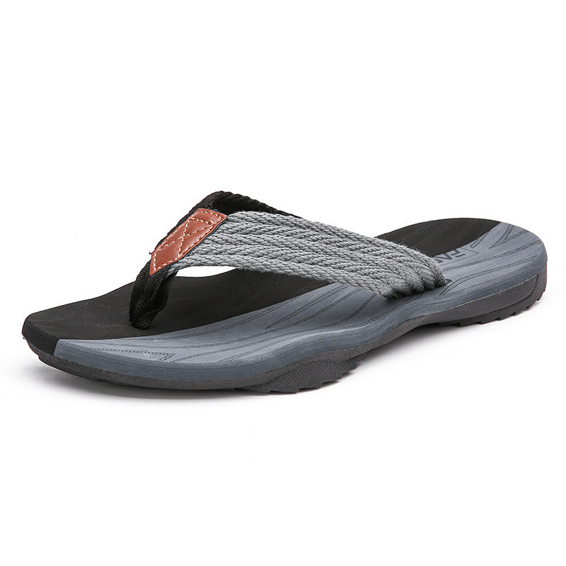 Men's Woven Striped Flip-flops - Baby Gate Stairs ulasan dan harga