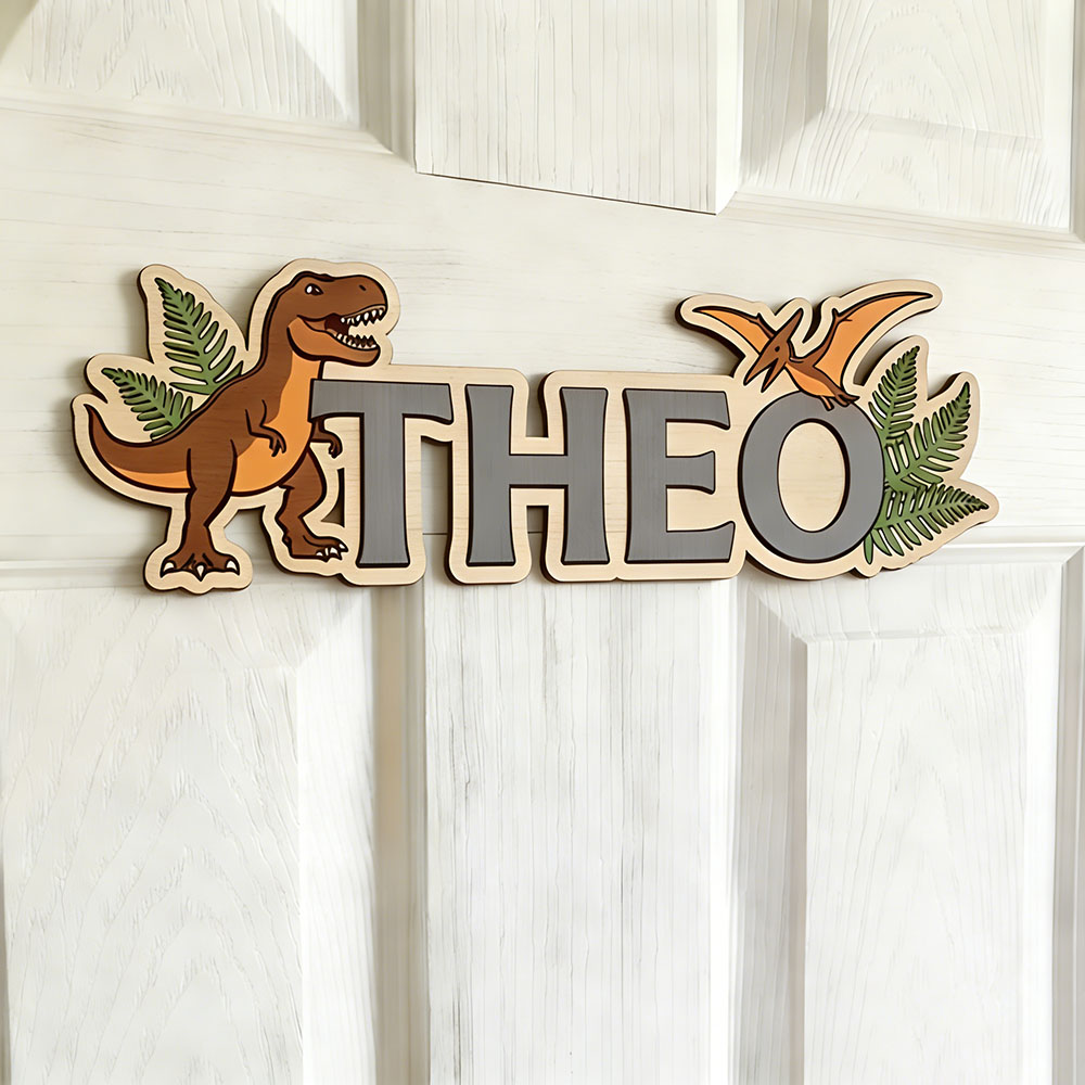 Personalized Dinosaur Name Sig - Baby Gate Stairs ulasan dan harga