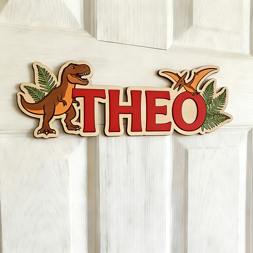 Personalized Dinosaur Name Sig - Baby Gate Stairs ulasan dan harga