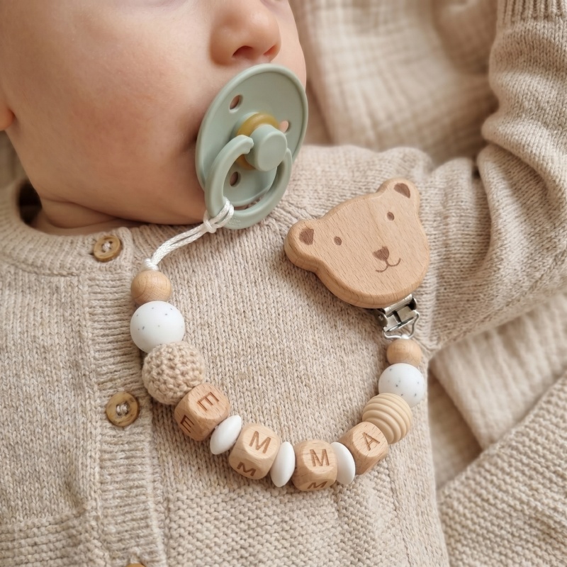 Personalized Pacifier Clip Cus - Baby Teethers ulasan dan harga